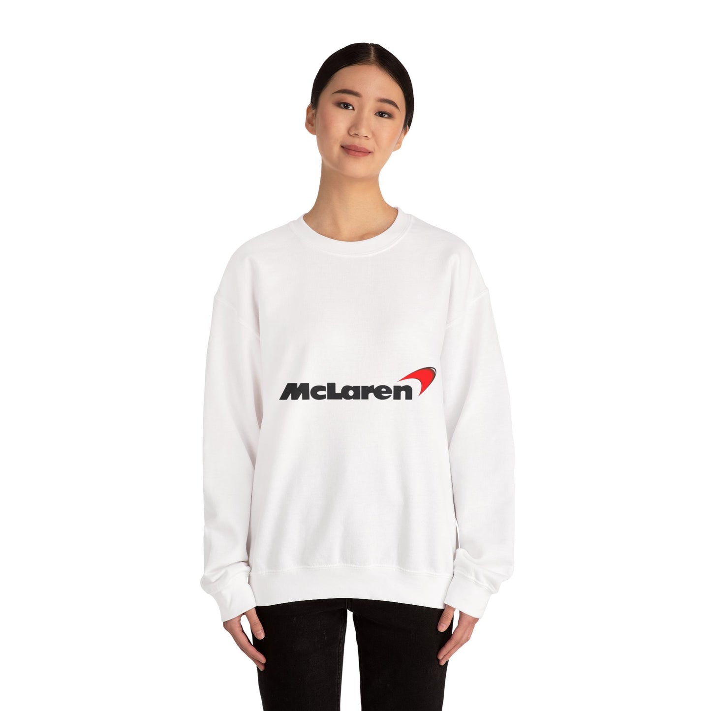 McLaren Unisex Heavy Blend™ Crewneck Sweatshirt, Racing Sweatshirt, Gift for Car Lovers, Motorsports Apparel, Casual Wear