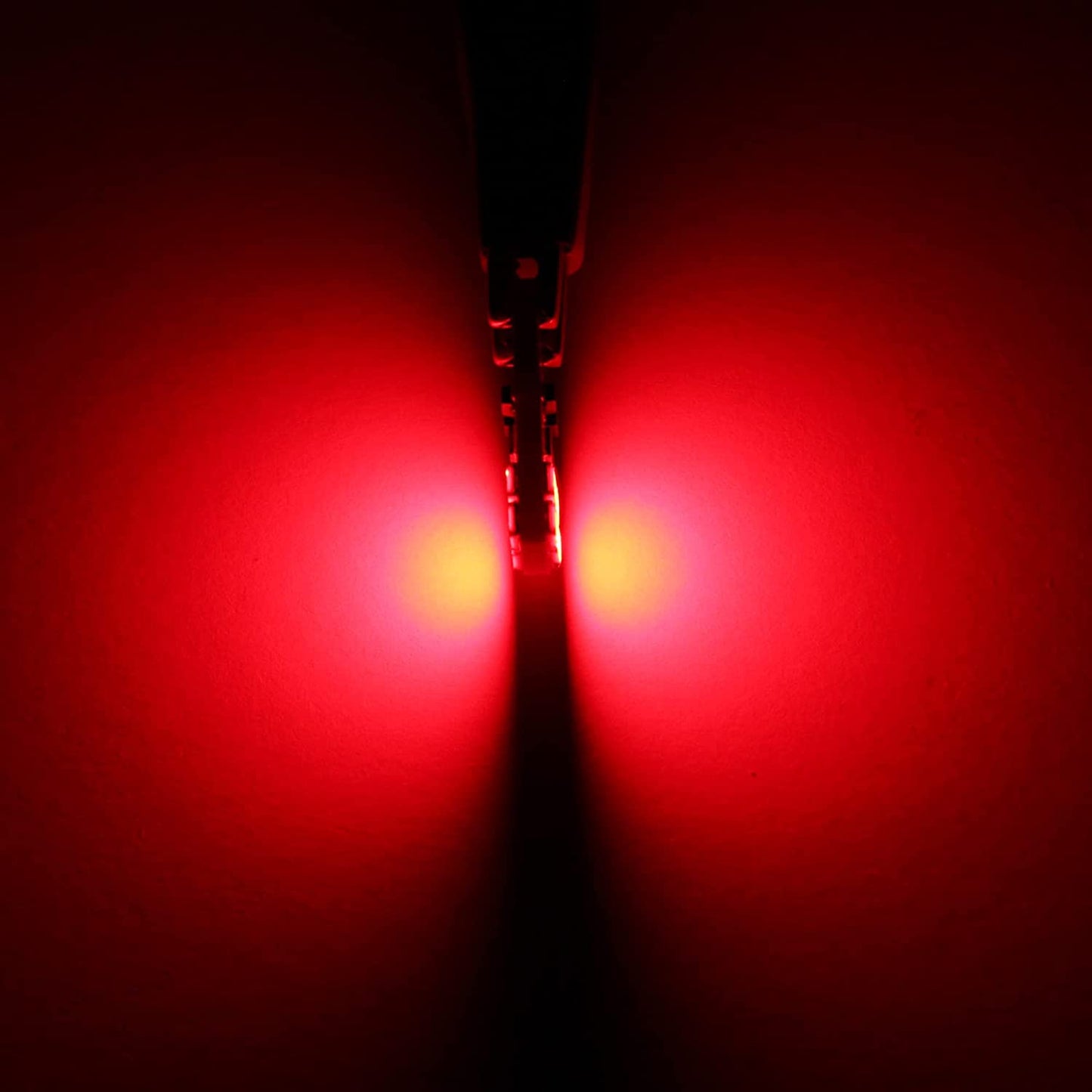 12V T10 168 194 Red LED Light Bulbs, Super Bright Miniature 8-SMD Wedge 3652 12256 12396 Replacement Bulb for Car Interior Dome Map Door Courtesy License Plate Lights, Pack of 10