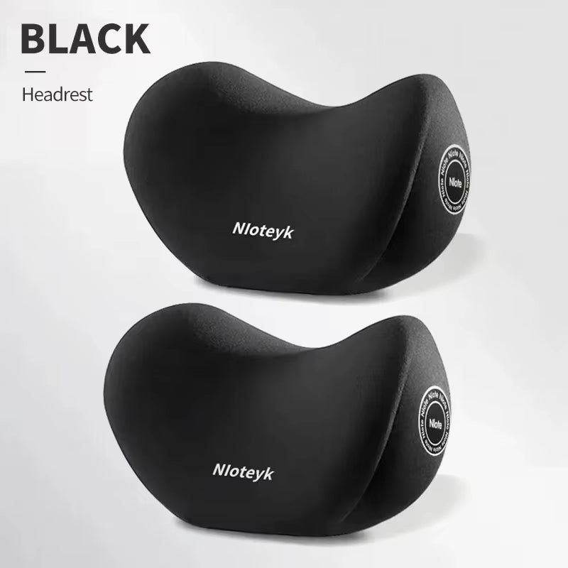 Car Neck Cushion Memory Foam Car Lumbar Support for Car Supplies Universal Neck Pillow Waist Cushion Car Seat Car Assesories