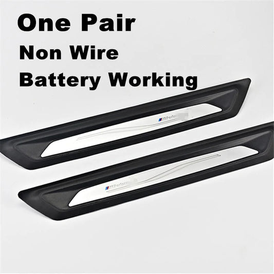 LED Welcome Sill for BMW 3 Series F30 F31 F34 F35 320Li 325Li M Performance Lighting Door Sill Car Threshold Door Pedal 2 Pieces