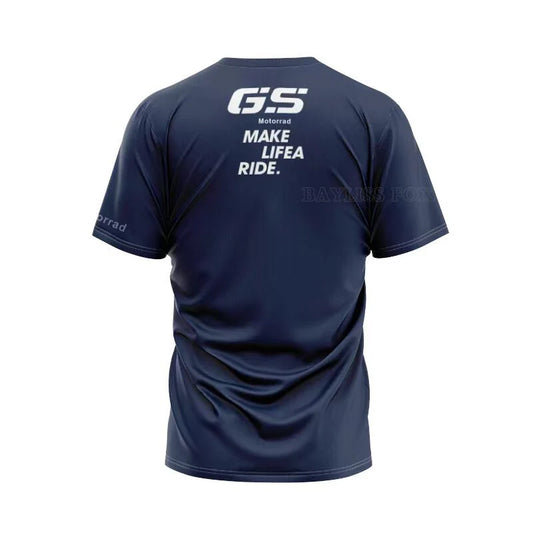 Summer Motorrad Motorcycle Tour T Shirt for BMW R1200 R1250 F850 GS Adventure Ride Quick Dry Breathable Do Not Fade Jersey