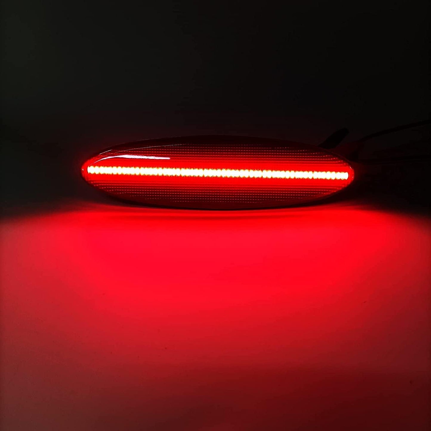 LED Rear Fender Side Marker Light Turn Signal Lamp Compatible with Chevrolet Chevy Corvette C5 Z06 1997 1998 1999 2000 2001 2002 2003 2004 (Smoked Lens)