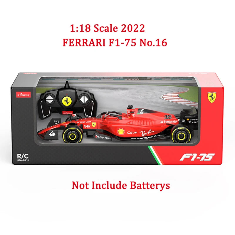 2022 Red Bull RB18 Racing RC Cars Model 1:18 2.4G Remove Controls Cars Toys DIY Label for Cars Adults