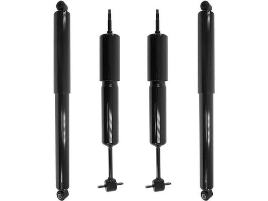 Front and Rear Shock Absorber Kit - 4 Piece - Compatible with 1998 - 2011 Ford Ranger 1999 2000 2001 2002 2003 2004 2005 2006 2007 2008 2009 2010