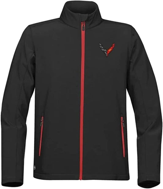 C8 Corvette High-Performance Soft Shell Jacket - Next Generation Zip up (Xx-Large)