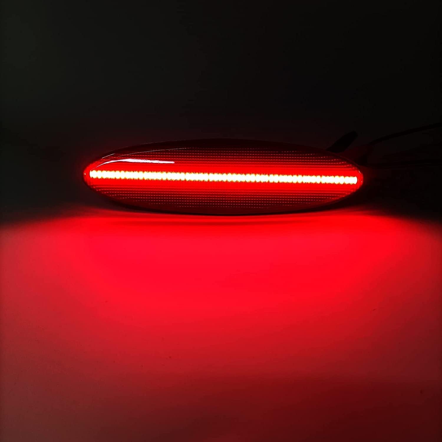 LED Rear Fender Side Marker Light Turn Signal Lamp Compatible with Chevrolet Chevy Corvette C5 Z06 1997 1998 1999 2000 2001 2002 2003 2004 (Smoked Lens)